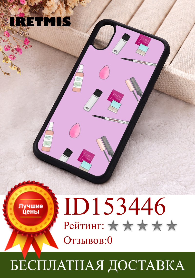 Изображение товара: Чехол для телефона Iretmis 5 5S SE 2020, чехлы для iphone 6 6S 7 8 Plus X Xs Max XR 11 12 13 MINI Pro, мягкий силиконовый чехол из ТПУ с макияжем