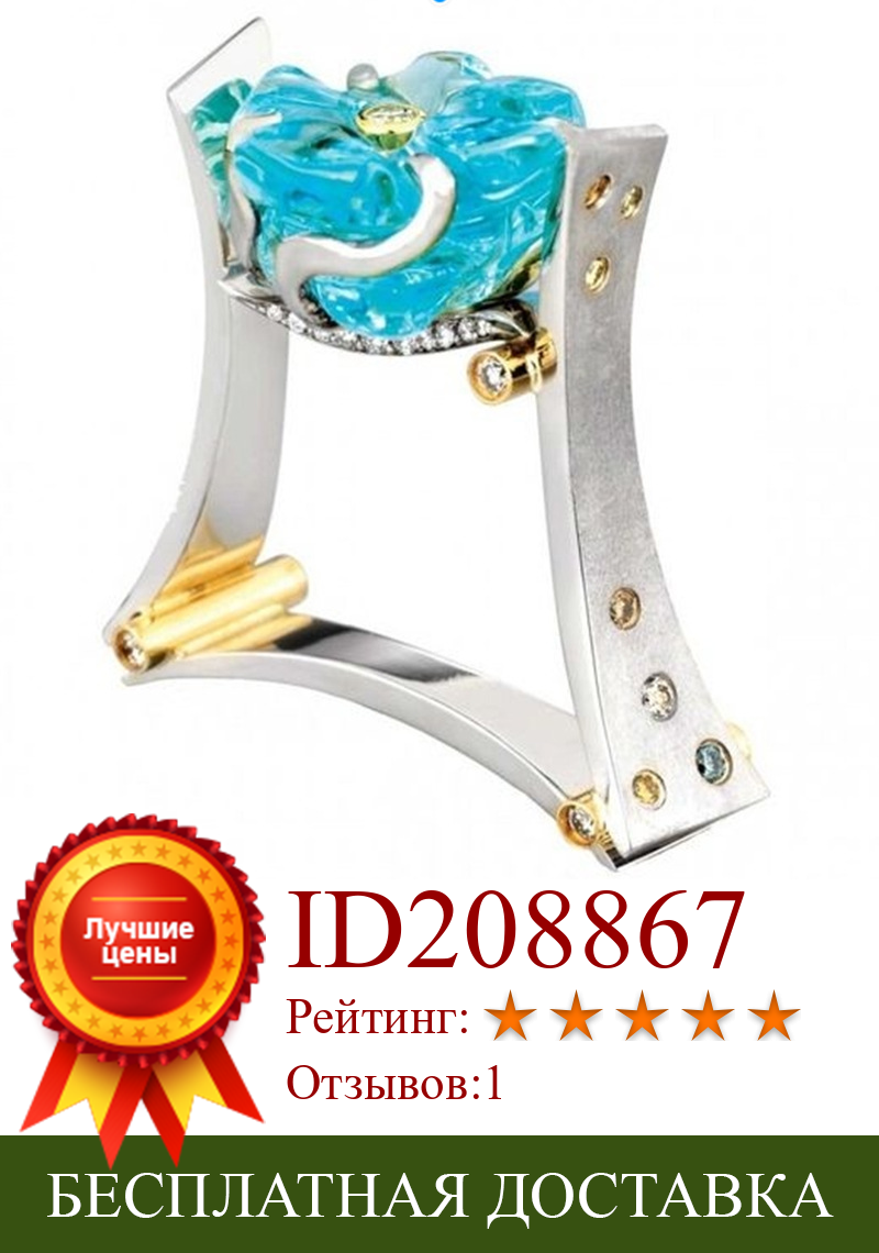 Изображение товара: Milangirl синие обручальное кольцо с цветком для женщин модные популярные обручальные кольца из сплава для женщин ювелирные изделия