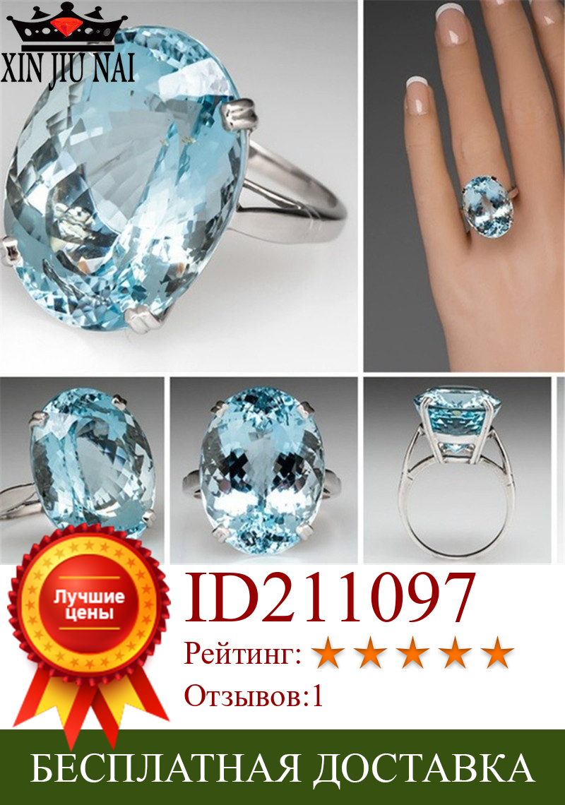 Изображение товара: 2 цвета, серебро 925 пробы, одиночные овальные кольца из камня для женщин, широкий браслет для помолвки с фианитами, обручальное кольцо, романтический подарок, ювелирные изделия для женщин