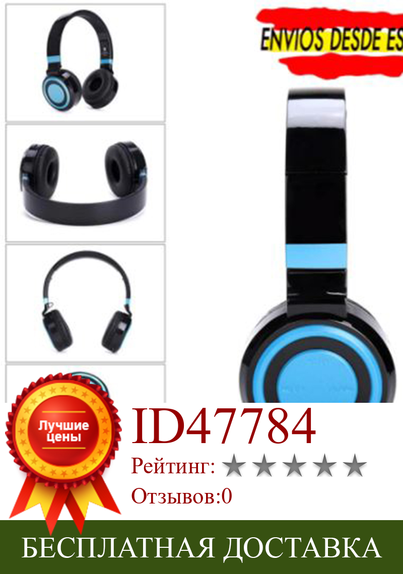 Изображение товара: Беспроводная Bluetooth-гарнитура, без рук, мобильный телефон, синий цвет, кардридер Micro USB