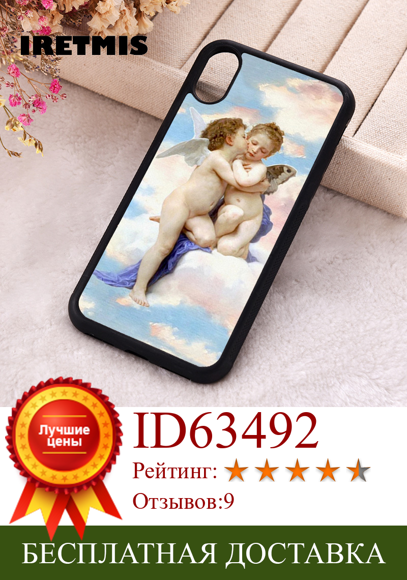 Изображение товара: Чехол для телефона Iretmis 5 5S SE 2020, чехлы для iphone 6 6S 7 8 Plus X Xs Max XR 11 12 13 MINI Pro, мягкие силиконовые чехлы с ангелами