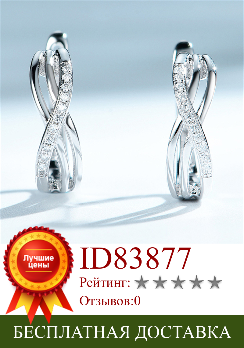 Изображение товара: DY серьги из стерлингового серебра 925 пробы, чистый Фианит, высокое качество, простые серьги-кольца с сердечками, подарок для женщин, пары, модные ювелирные изделия