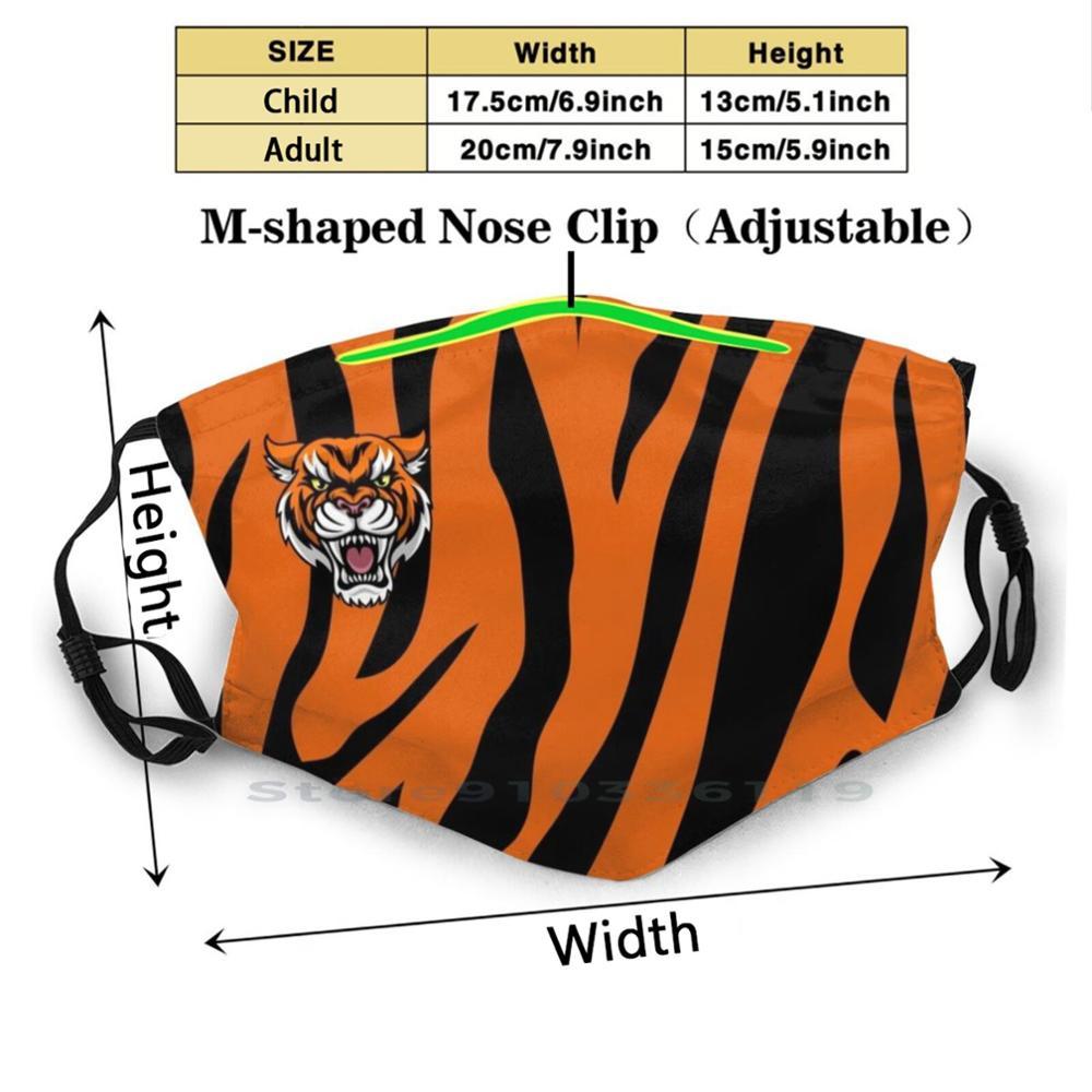 Изображение товара: Многоразовая маска для лица Tiger King с фильтрами для детей, тигр, животные, тигр, король, Джо, экзотический океан, кошка, милый Лев, природа