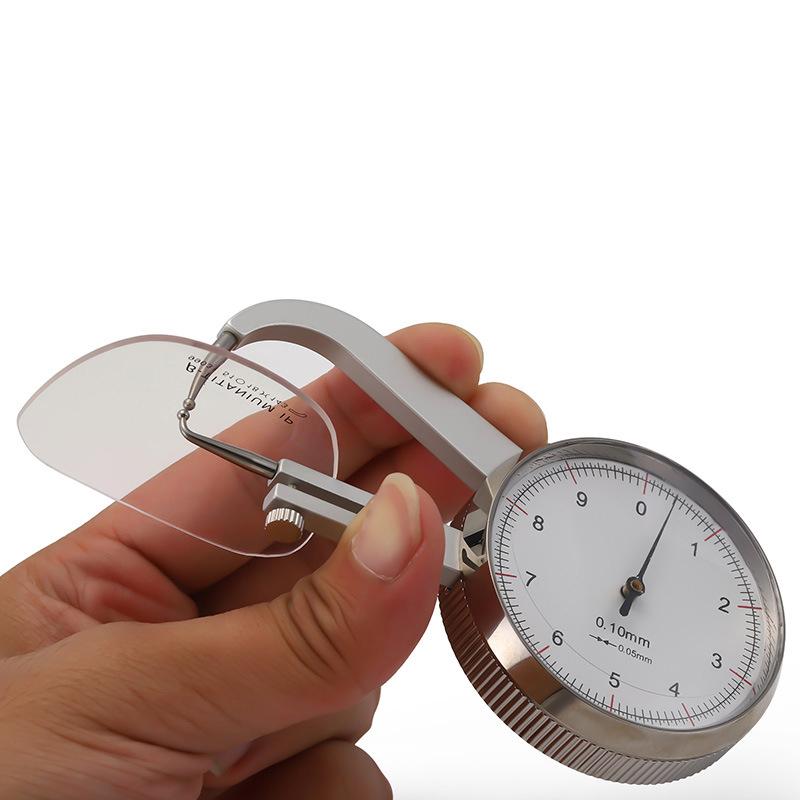 Изображение товара: Толщиномер со стеклянным циферблатом, измеритель толщины 0-10 мм, 0,05 мм