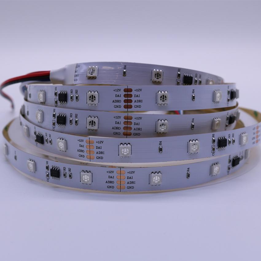 Изображение товара: SM16511 12 в 30 светодиодов 5 м 16,7 футов цифровая светодиодная лента DMX светодиодная полоса