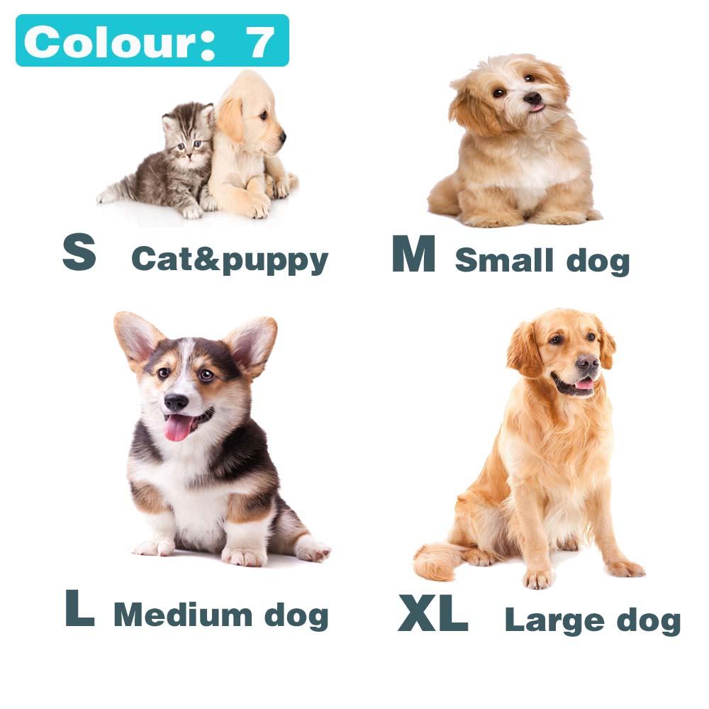 Изображение товара: Многоцветные ошейники для собак, нейлоновый ошейник для маленьких, средних и больших собак, оптовая продажа, более 10 шт., бесплатная доставка в некоторые страны