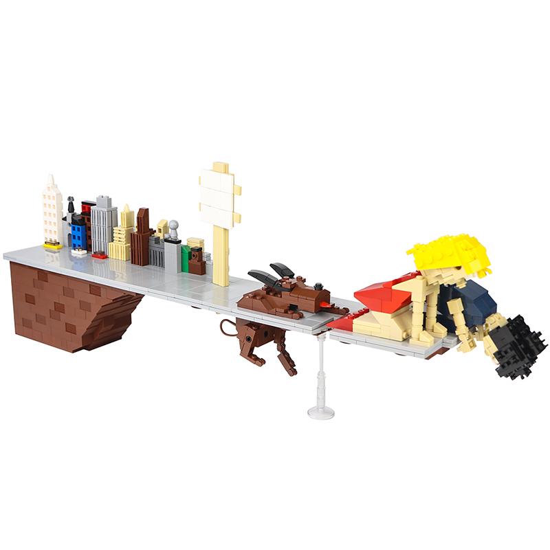 Изображение товара: Конструктор MOC Street View House, «Концевая дорога», волшебный замок для пар и собак, кирпичи, украшение для дома, игрушки для детей, подарок на праздник