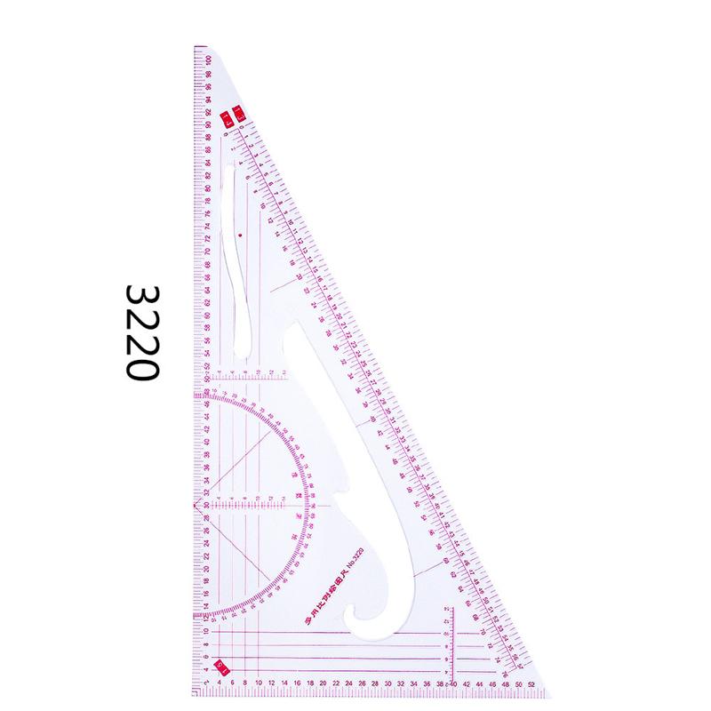 Изображение товара: KAOBUY 9 шт. французский изгиб измерительный комплект линеек Многофункциональный режущий Dressmaking набор практичных швейных принадлежностей для рисования