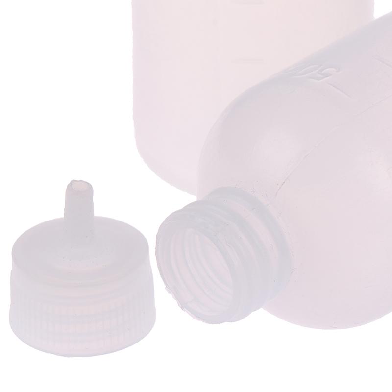 Изображение товара: 1 шт. прозрачный Пластик иглы Бутылочки для клея диспенсер чистая жидкая пластиковый флакон-капельница для канифоль шарики припоя поток бутылка для пасты 50 мл