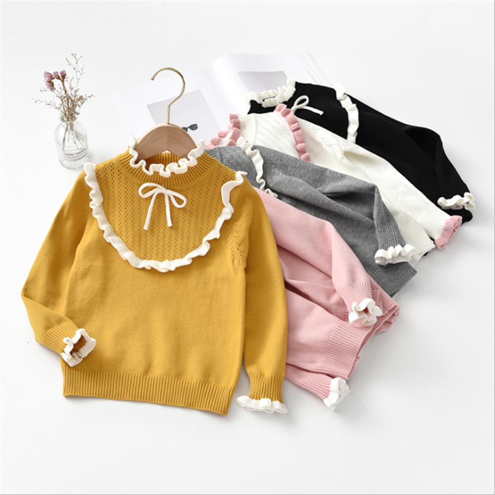 Изображение товара: Новинка, хлопковый свитер для девочек, детская теплая одежда с длинным рукавом на осень и зиму, модный детский свитер, милые пуловеры для девочек