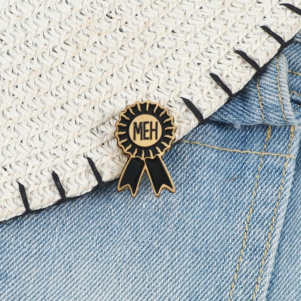 Изображение товара: Медальон эмалевые булавки металлическая награда на заказ чёрный значок Броши джинсовая одежда рюкзак лацкан заколка для женщин мужчин простые Ювелирные изделия Подарки