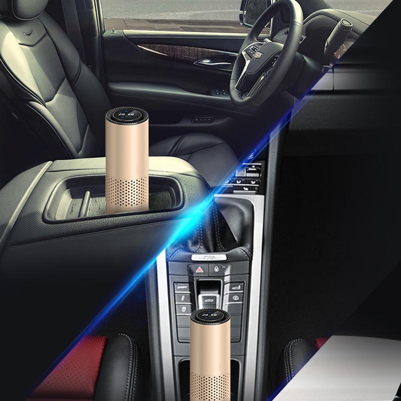 Изображение товара: Умный Usb-очиститель воздуха для автомобиля, эффективный портативный, очиститель отрицательных ионов для удаления запаха формальдегида, используется в автомобиле, дома, офисе