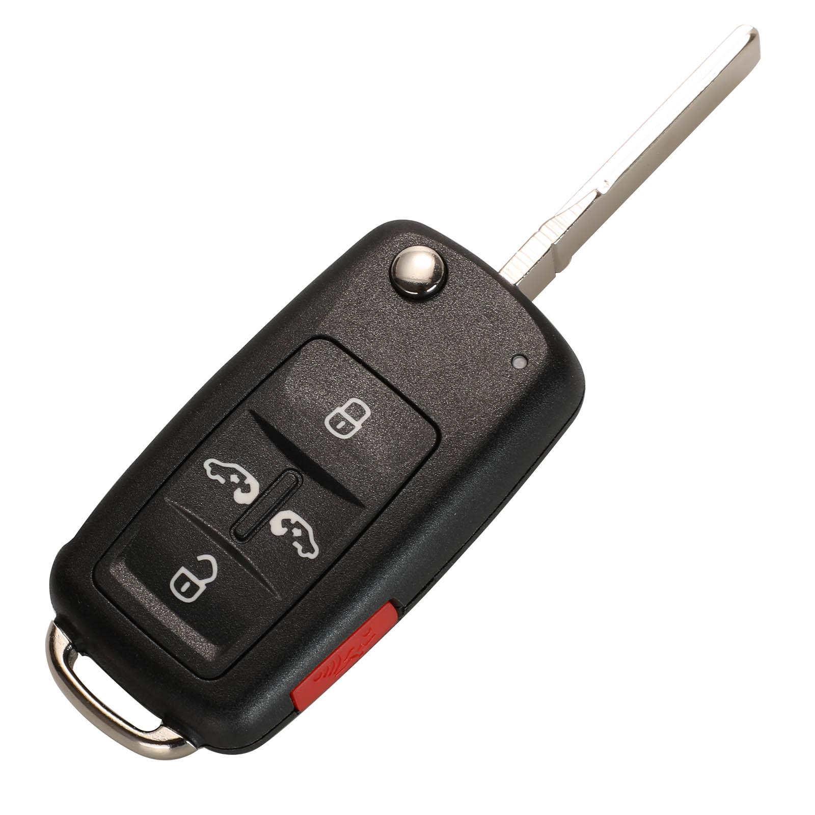 Изображение товара: Kutery 5 Buttons Smart Remote Car Key Fob 434Mhz ID48 Ask For VW Volkswagan Sharan Multivan T5