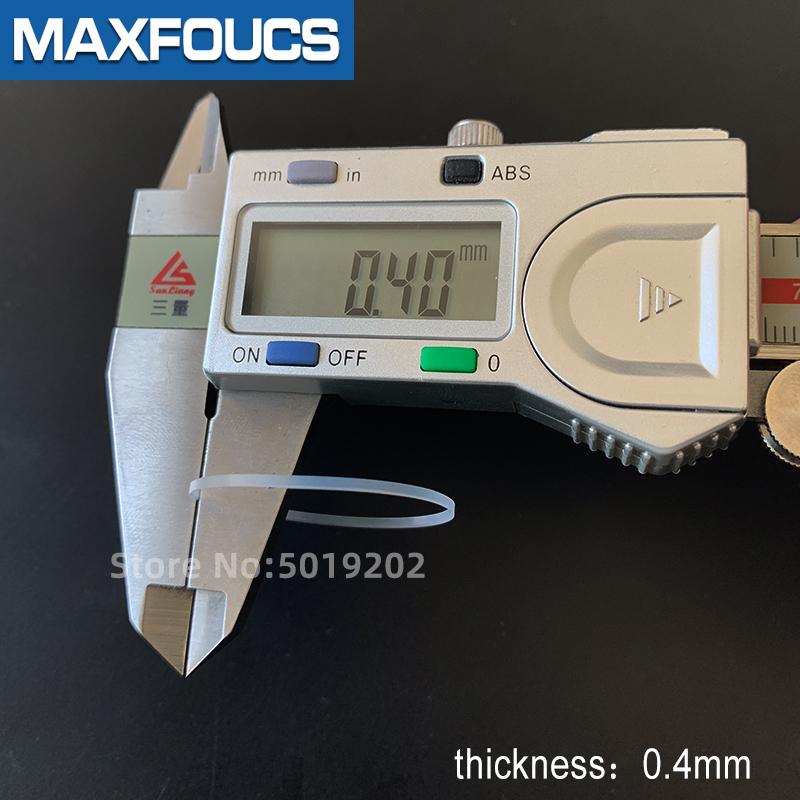 Изображение товара: Пластиковая белая прокладка для хрустального стекла, внутренний диаметр 36-40 мм, толщина 0,4 мм, высота 1,7 мм, запчасти для часов, аксессуары для часов, 1 шт.