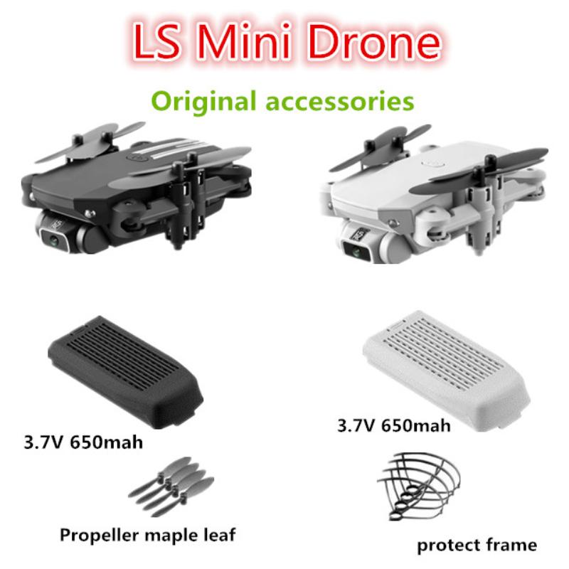Изображение товара: Оригинальные аксессуары для мини-дрона, 3,7 в, 650 мАч, пропеллер в виде кленового листа, запасные части для фотоаппарата, полет 13 минут