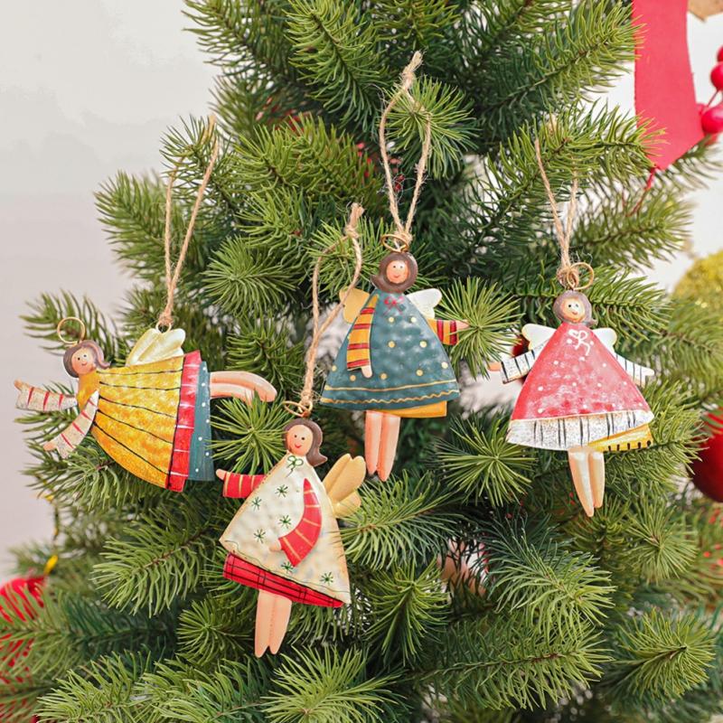 Изображение товара: Украшения для рождественской елки, милый ангел, Фотофон, новогодние и рождественские украшения для дома