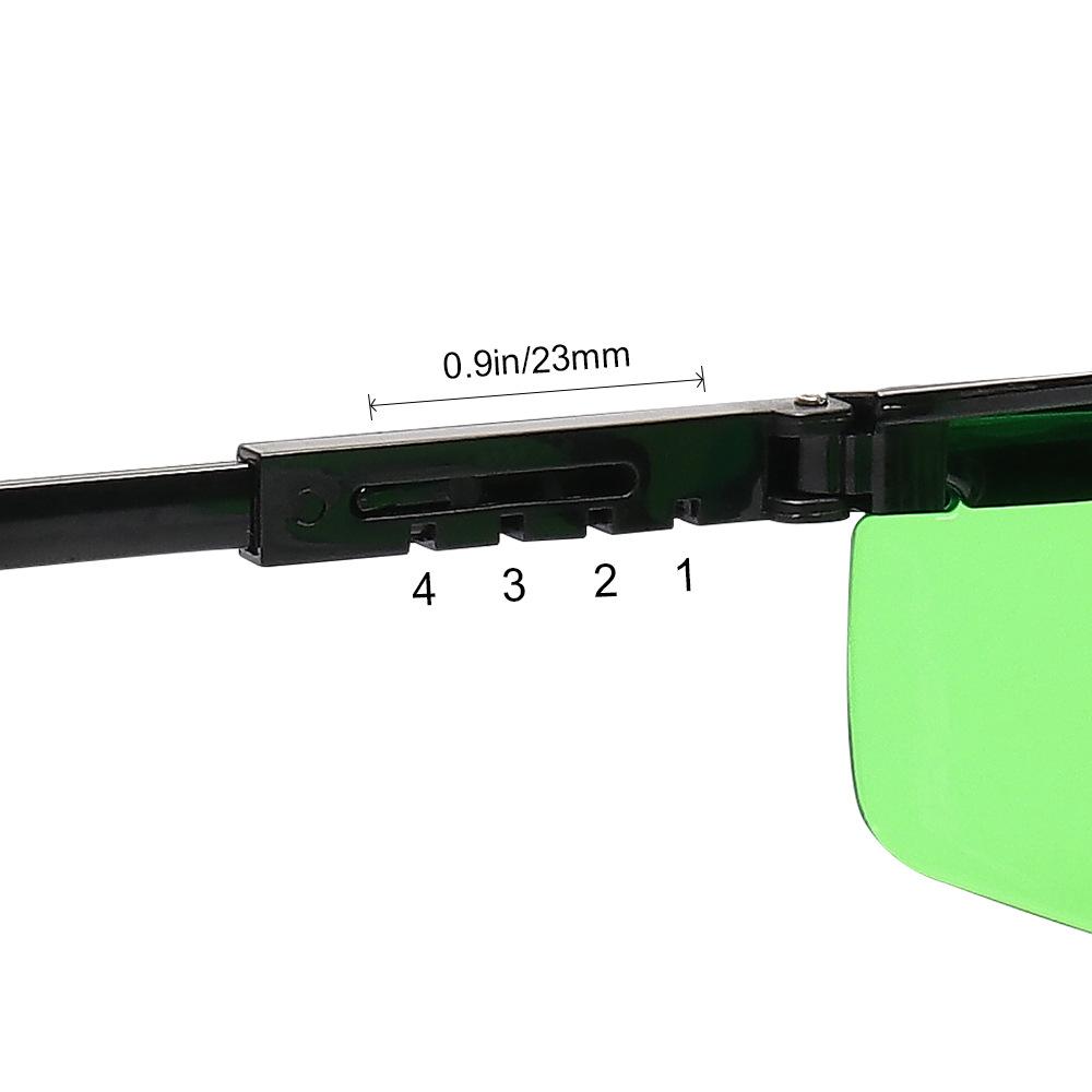 Изображение товара: Зеленые очки для профессионального лазерного уровня, очки для уровня, защитные очки, регулируемые очки