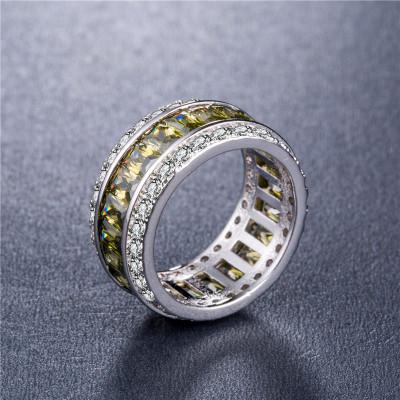 Изображение товара: Milangirl Роскошные романтические циркониевые Свадебные обручальные круглые парные кольца для женщин ювелирные кольца