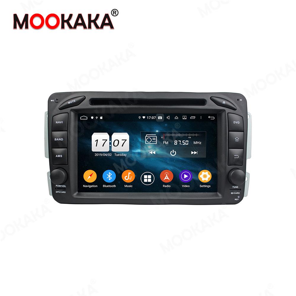 Изображение товара: Автомобильный мультимедийный плеер с GPS-навигацией, Android 10, 64 ГБ, для Benz ML W163 CLK W209 2002-2005 C-Class W203 SLK, головное устройство с радио и стереозвуком
