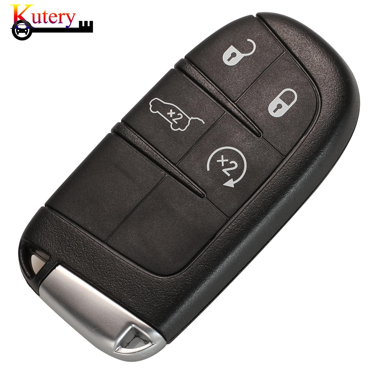 Изображение товара: Оригинальный дистанционный умный Автомобильный ключ Kutery для Jeep Renegade Compass 2/3/4 кнопочный телефон 433 МГц 4A чип без ключа-Go SIP22 Blade