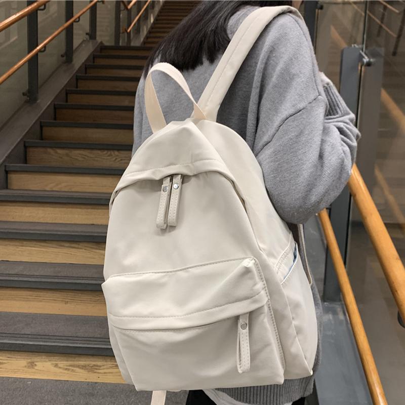Изображение товара: Водонепроницаемый нейлоновый женский рюкзак, модные удобные школьные ранцы для девочек-подростков, дорожные сумки для книг