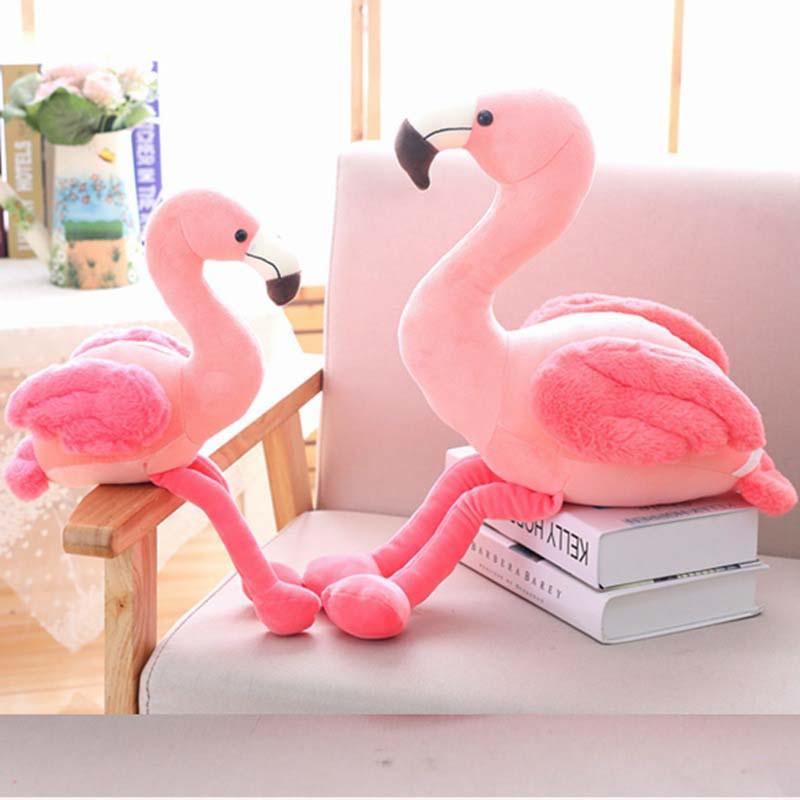 Изображение товара: INS Фламинго Кукла Детская плюшевая искусственная праздничная подарочная комната Декор фото реквизит креативное животное орнамент