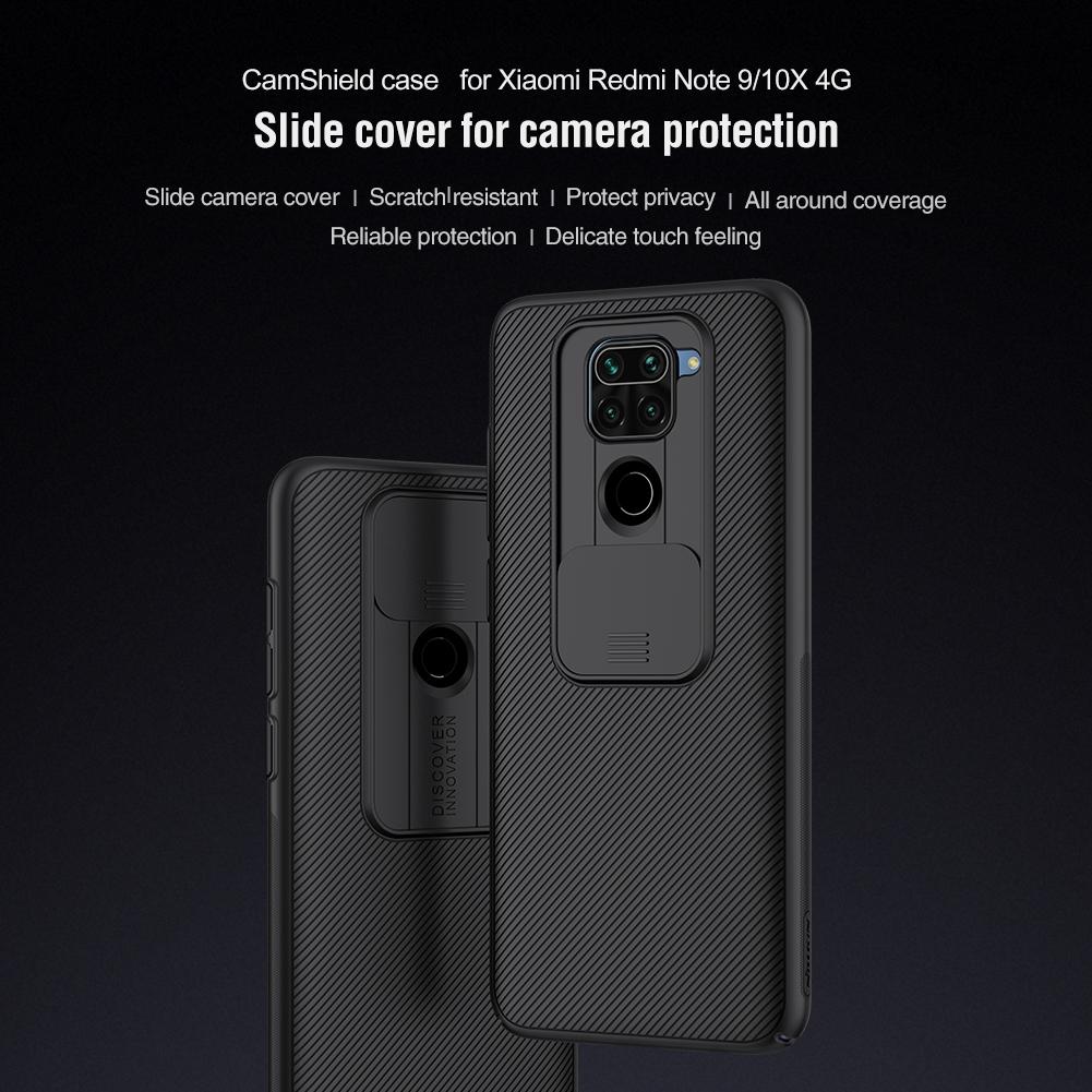 Изображение товара: Чехол Nillkin для Xiaomi Redmi Note9, Note 9, защита объектива камеры, противоскользящий дизайн, защита корпуса смартфона