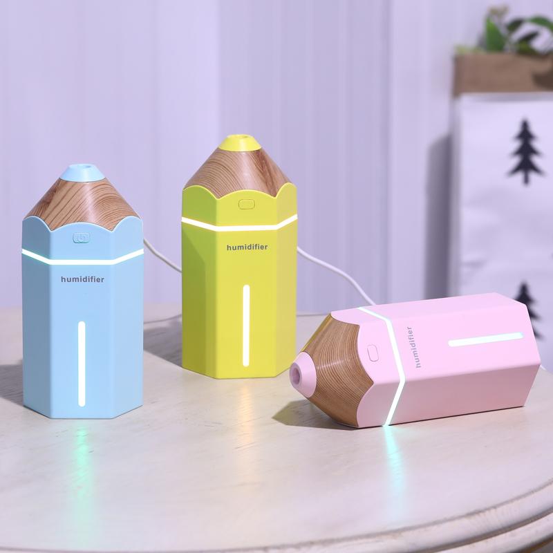 Изображение товара: Mini pencil Humidifier Essential Oil Diffuser 230ml Aroma Lamp LED Night Light USB Ultrasonic Fogger Car air freshener