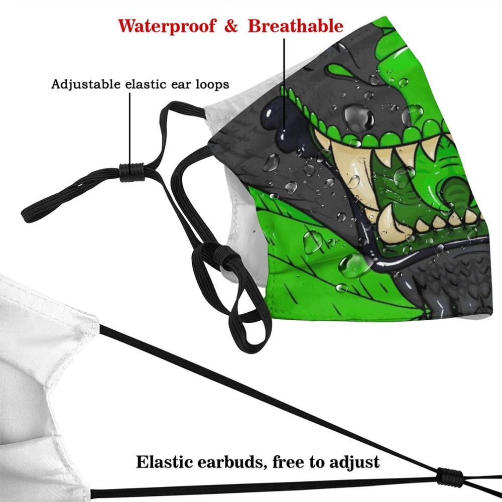 Изображение товара: Токсичный Дракон Maw рот дизайн Пылезащитный фильтр смываемая маска для лица дети дракон рот Facemask