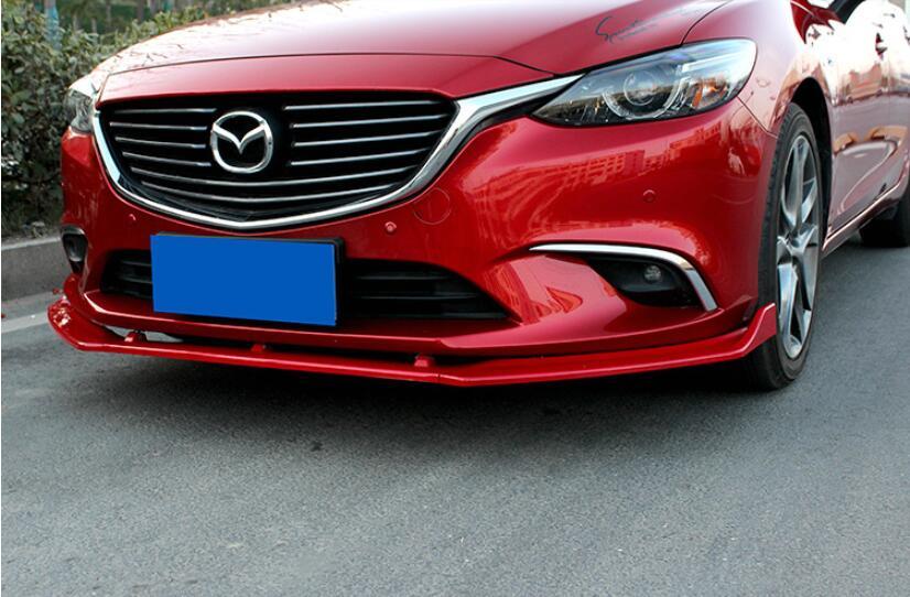 Изображение товара: 3 шт./компл. ABS диффузор для губ переднего бампера для Mazda 6 ATENZA 2014 2015 2016 2017 2018