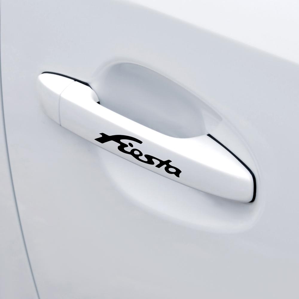 Изображение товара: Автомобильный Стайлинг 4 шт. Автомобильная дверная ручка зеркало заднего вида наклейки на окна для Ford FOCUS 2 3 Mondeo Fiesta Kuga MK2 MK3 MK4 ST аксессуары