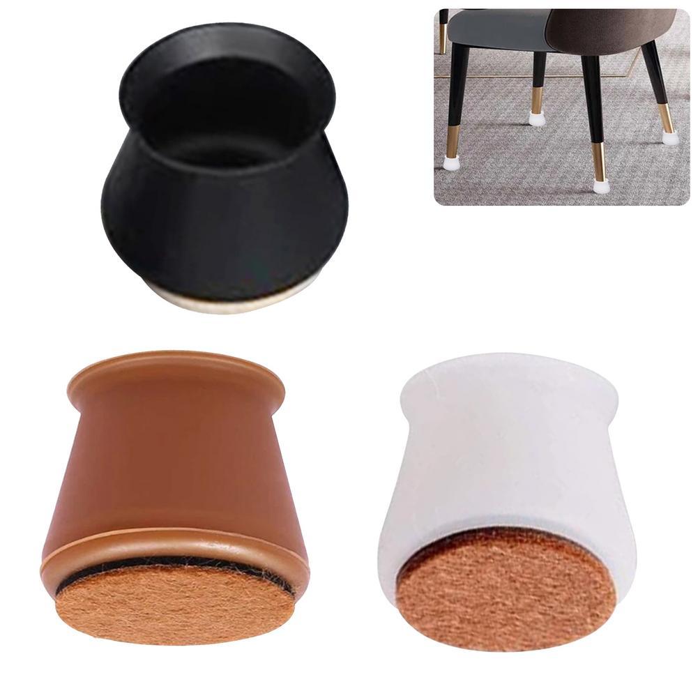 Изображение товара: 4 шт., силиконовые накладки на ножки стола, стула, без царапин и шума