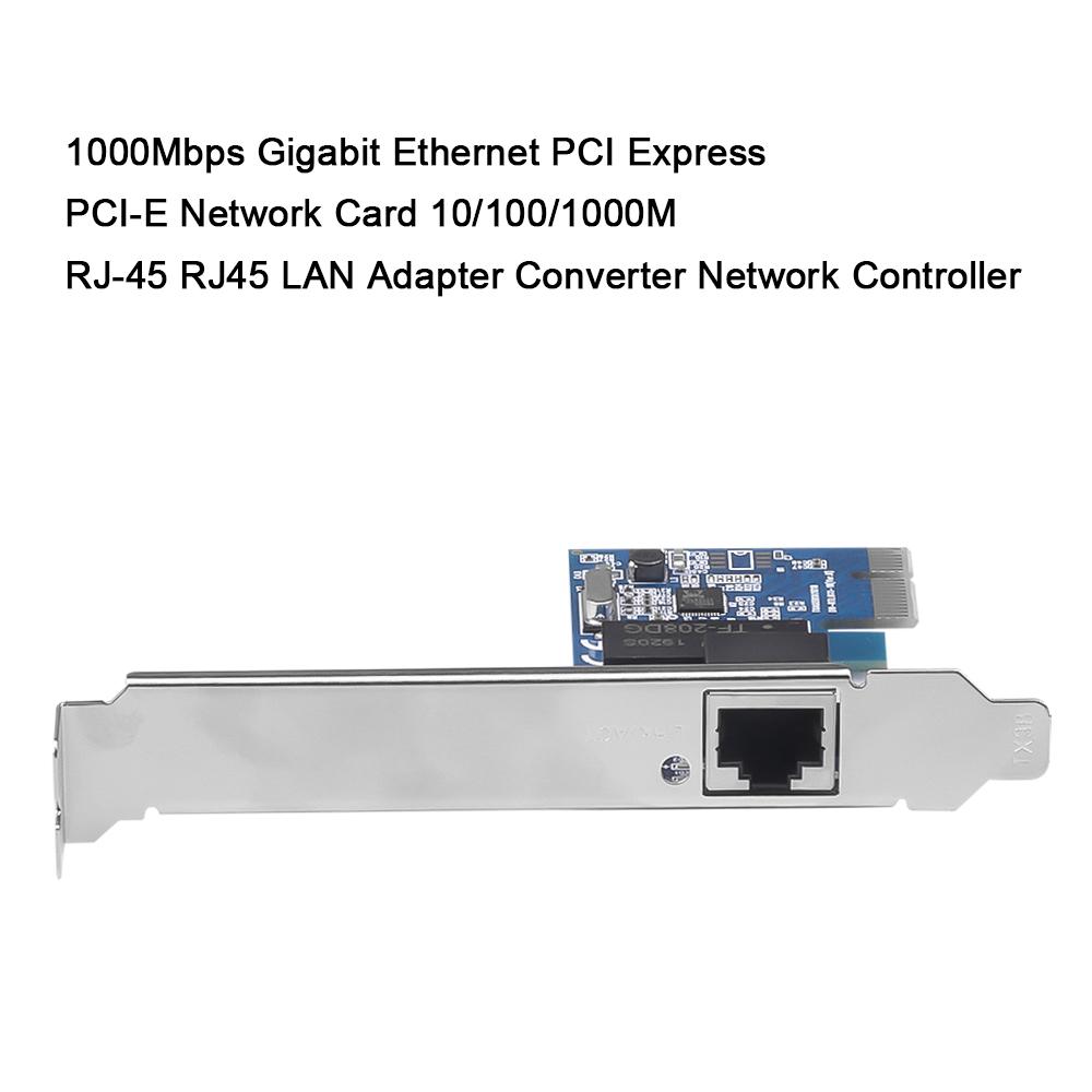 Изображение товара: Сетевая карта PCI Express PCI-E, 1000 Мбит/с, Gigabit Ethernet 10/100/1000M RJ-45 LAN адаптер, конвертер, сетевой контроллер, новинка