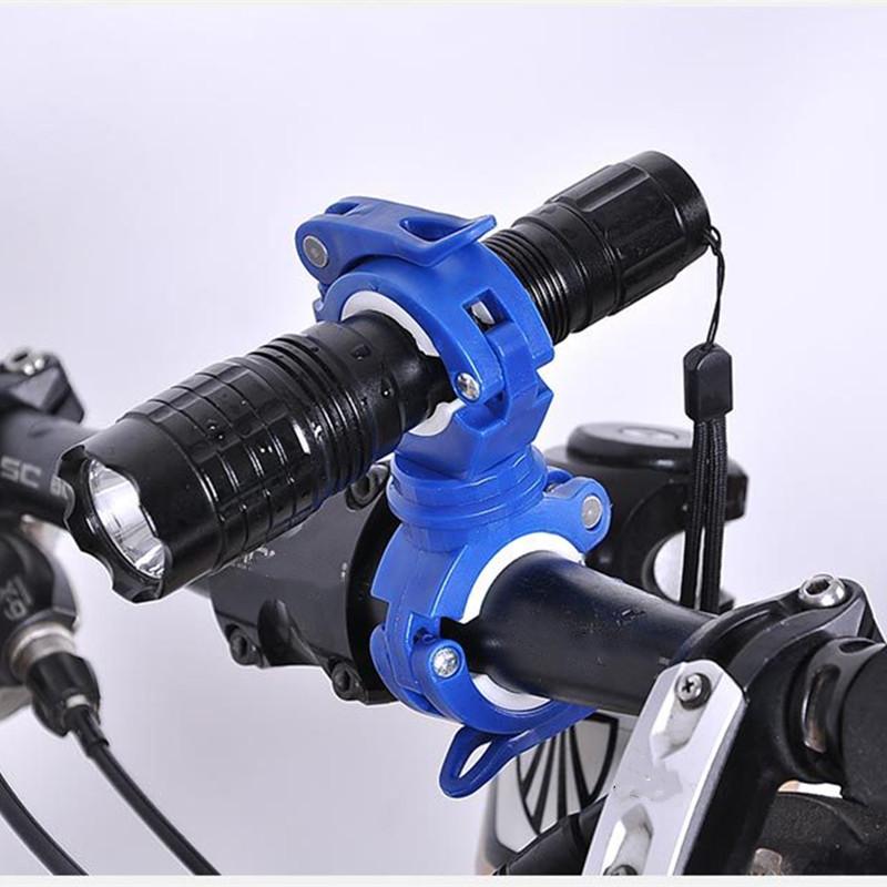 Изображение товара: Bicycle Light Bracket Bike Lamp Holder LED Torch Headlight Lamp Pump Holder Stand Mount Bracket Cycling Bike Accessories