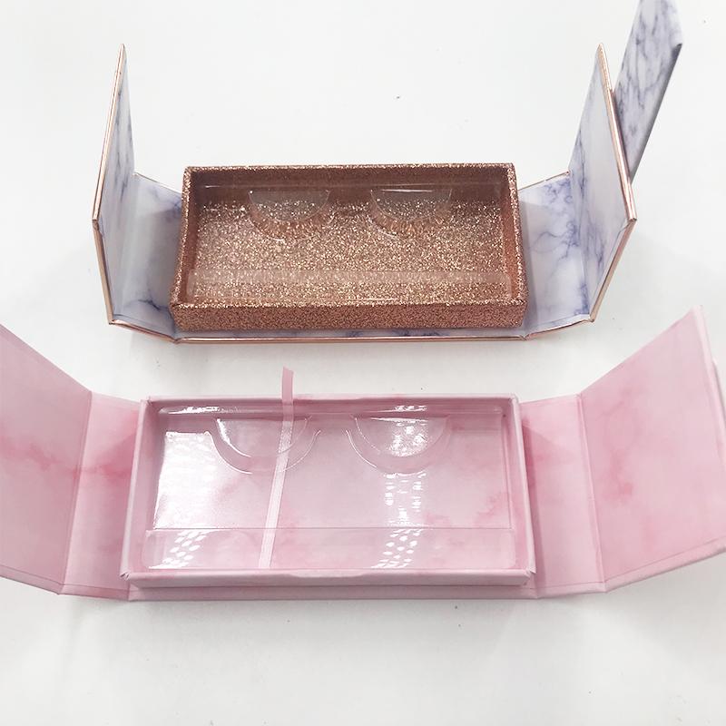 Изображение товара: Магнитная коробка для ресниц, в форме сердца, фолиант, драматические ресницы, 3D посылка ресниц, розовый, золотой, мраморный посылка