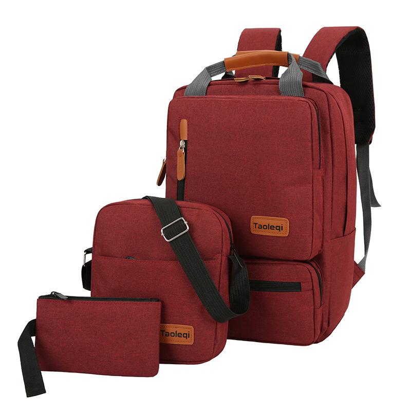 Изображение товара: 3 шт./комплект, мужской рюкзак и сумка для ноутбука