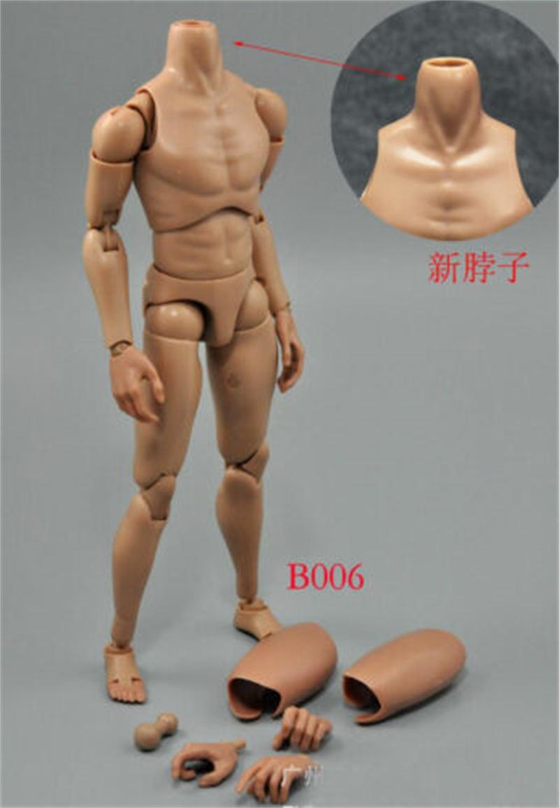 Изображение товара: 1/6 стандартная фигурка мужского плеча, модель игрушки B006, коллекция высоких ног с шеей для 12-дюймовой мужской головы
