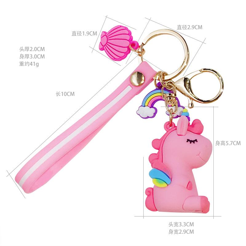 Изображение товара: Брелок для ключей, с единорогом, для девочек и детей