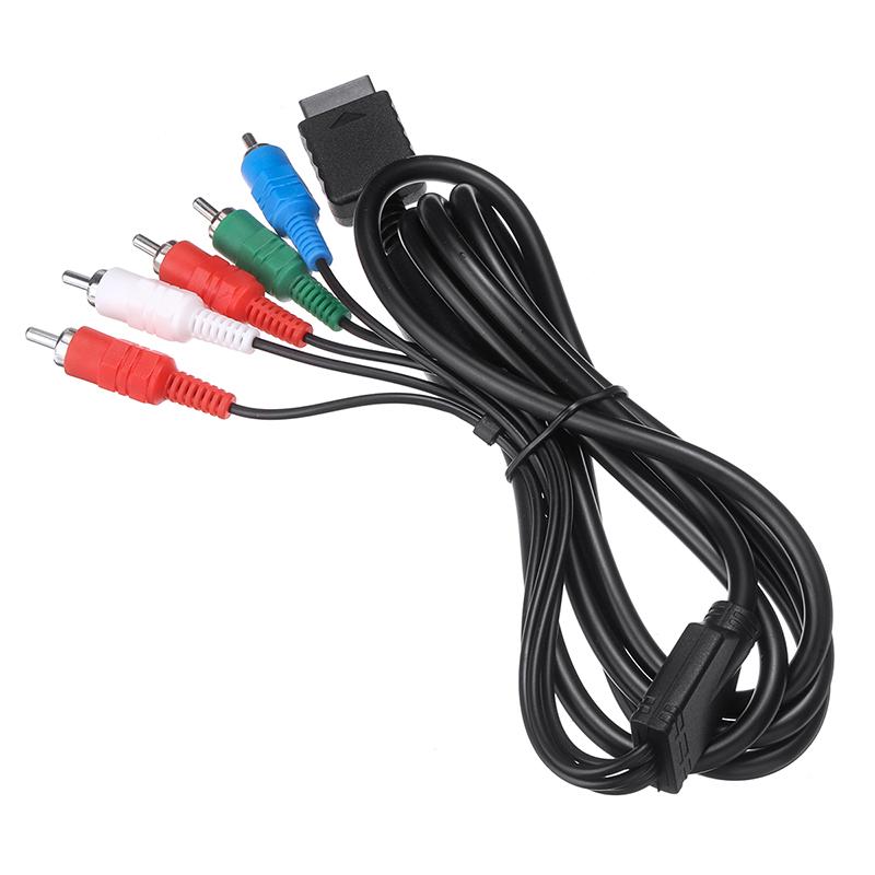 Изображение товара: AV-кабель Pohiks, 1 шт., 1,8 м, высокое разрешение, HDTV, компонентный RCA, аудио-видео кабель для Sony PlayStation3, PS2, PS3