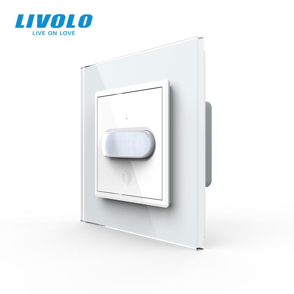 Изображение товара: Индукционный/сенсорный индукционный переключатель Livolo по стандарту ЕС, стеклянная панель, домашний настенный выключатель света, инфракрасная индукция, без логотипа