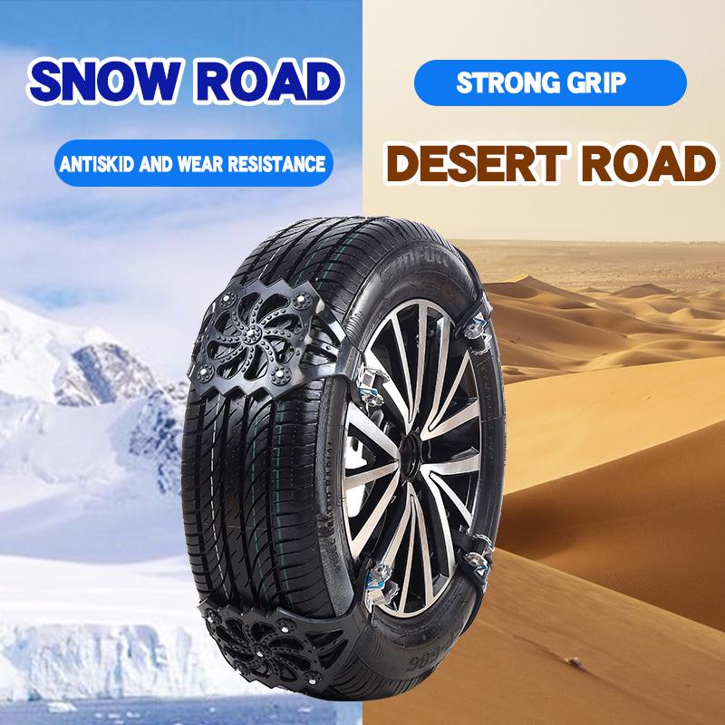 Изображение товара: 4 шт/8 шт цепь колеса для шин противоскользящие аварийные цепи для снега для льда/снега/грязи/песка дороги безопасное вождение грузовика внедорожник авто аксессуары для автомобиля