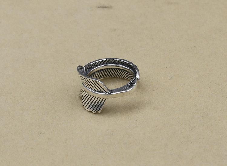 Изображение товара: Мужское кольцо ручной работы, модные ювелирные изделия, креативное серебряное кольцо из тайского стерлингового серебра S925