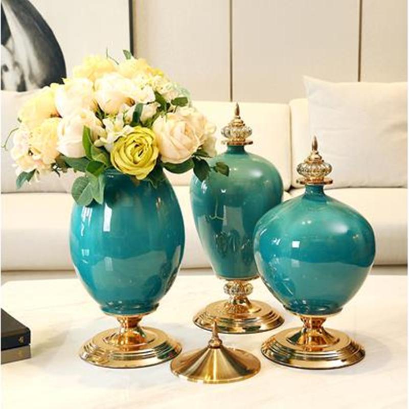 Изображение товара: Керамическая ваза в Европейском стиле, красивое керамическое изображение, настольные украшения для дома, офиса, ресторана, бара, свадебные украшения, подарки