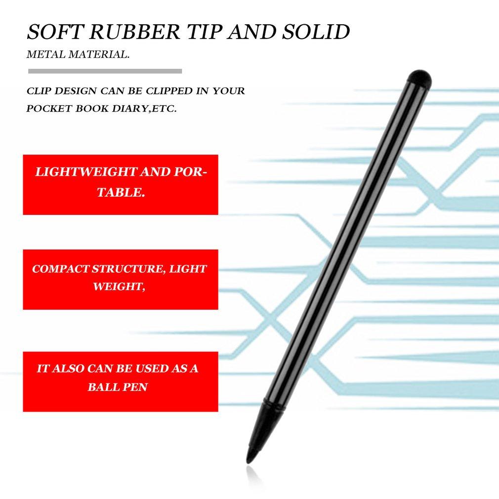 Изображение товара: Ручка-стилус для сенсорного экрана, металлическая ручка для рукописного ввода, ручка для сенсорного экрана, подходит для телефона