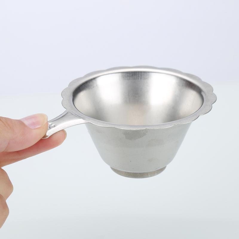 Изображение товара: Двухслойный сетчатый фильтр для чая из нержавеющей стали, принадлежности для чая, кухонные принадлежности