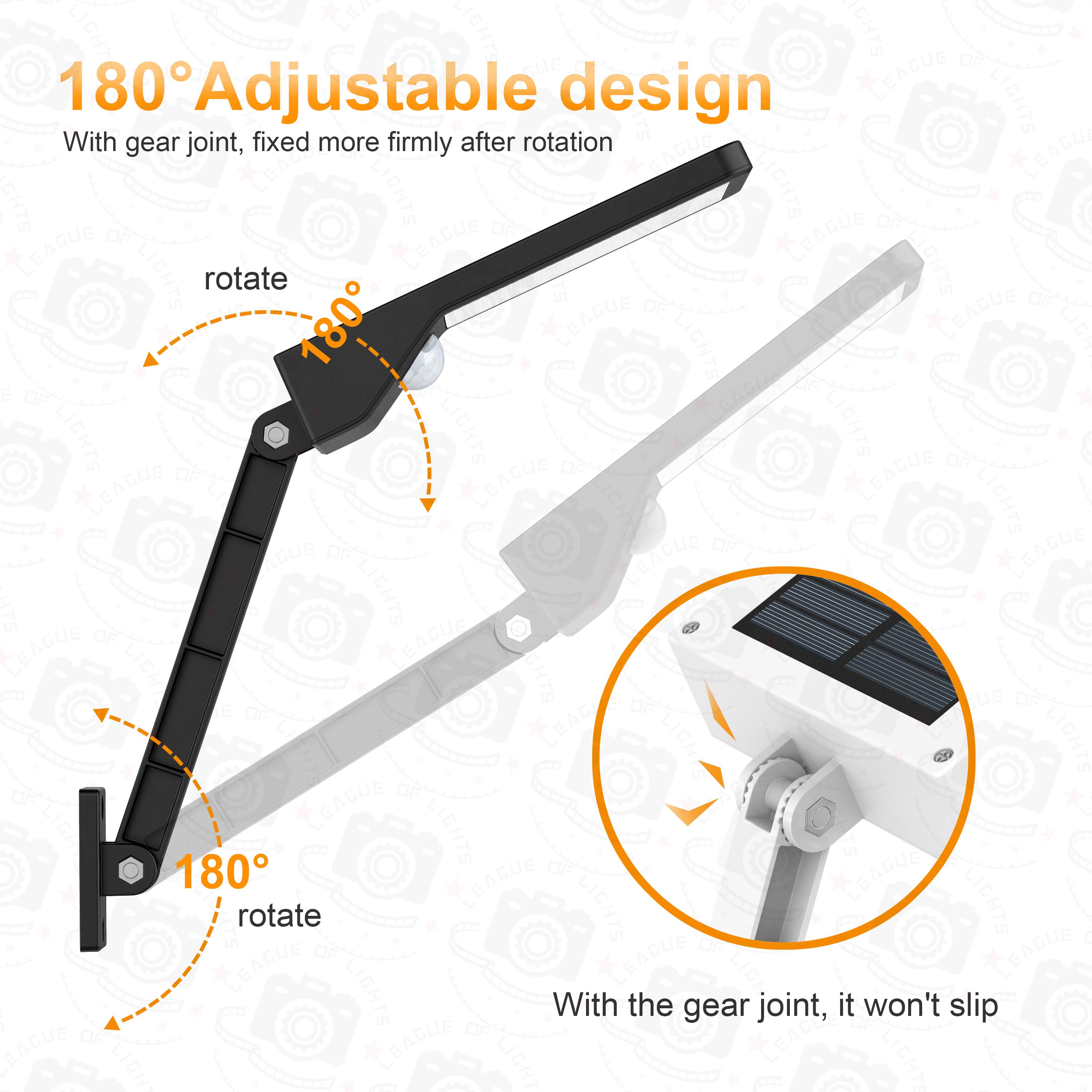 Изображение товара: NewSolar Lamp 48pcs Leds 800lm Waterproof OutdoorIP65 Solar светильник For Garden Wall Rotable Pole0
