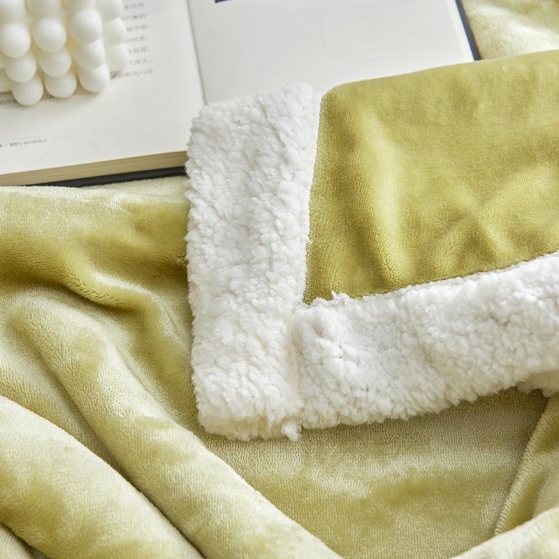 Изображение товара: Флисовое одеяло Двухслойное зимнее одеяло мягкое теплое фланелевое одеяло пододеяльник/одеяло двойного назначения многофункциональное покрывало