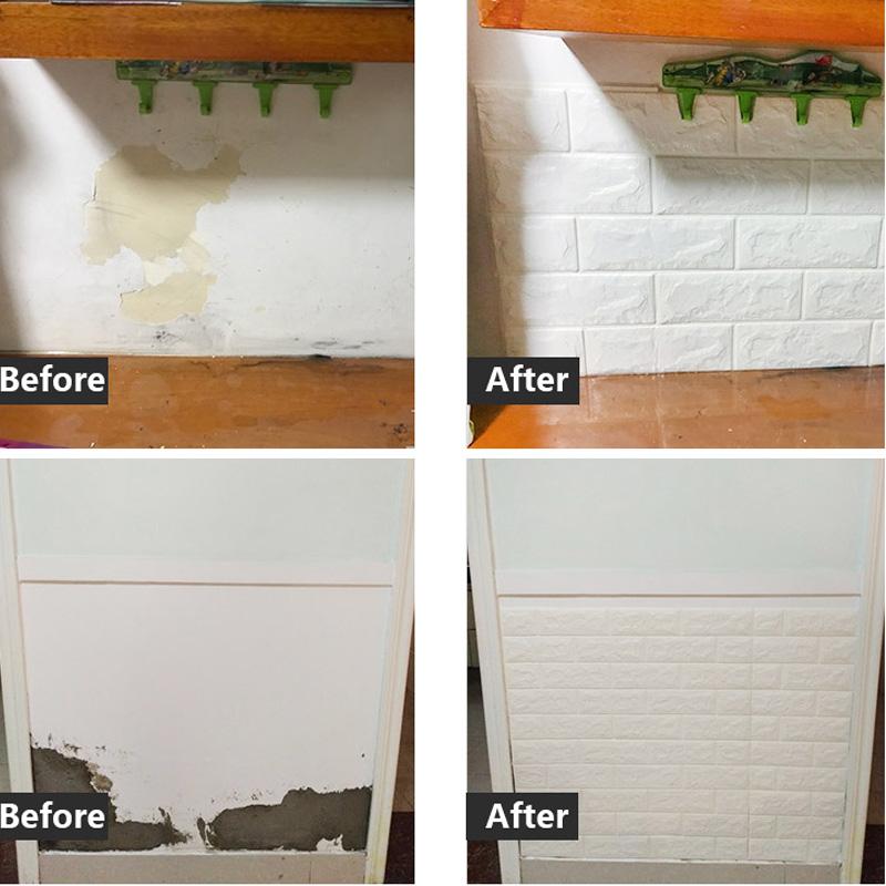 Изображение товара: 3D DIY Декор домашняя кирпичная стена наклейки s гостиная водостойкая пена комнатная клейкая наклейка обои сделаны наклейки для кухни
