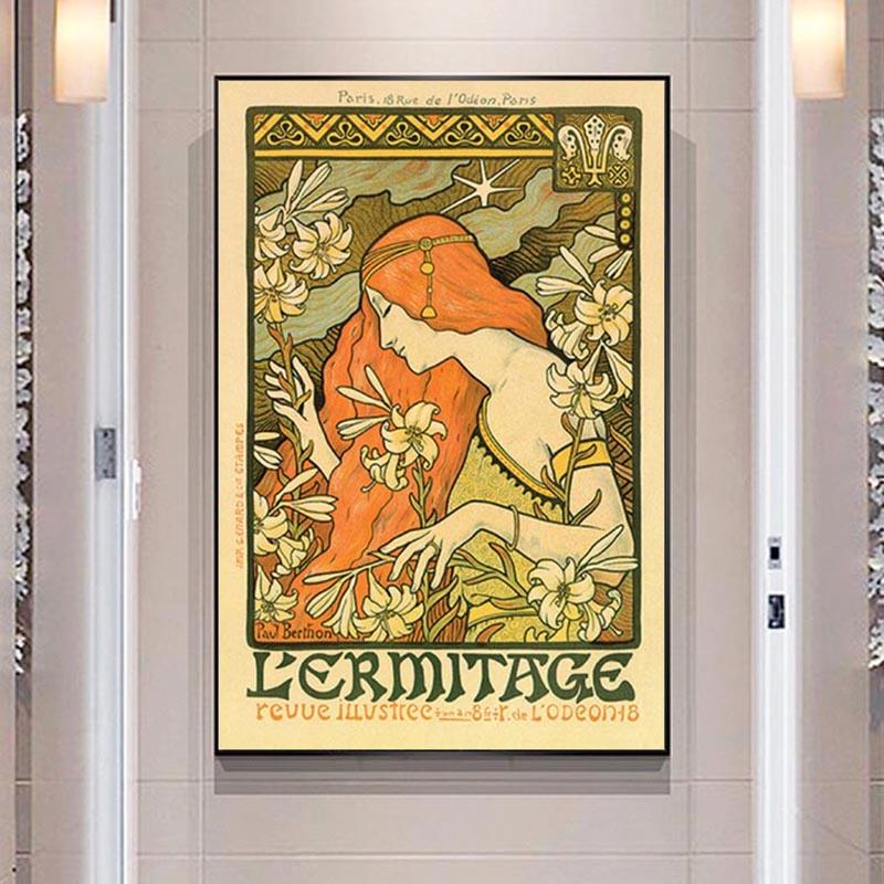 Изображение товара: Холст Alphonse с изображением мухи, винтажная картина, постеры и принты, настенные картины для украшения дома, гостиной