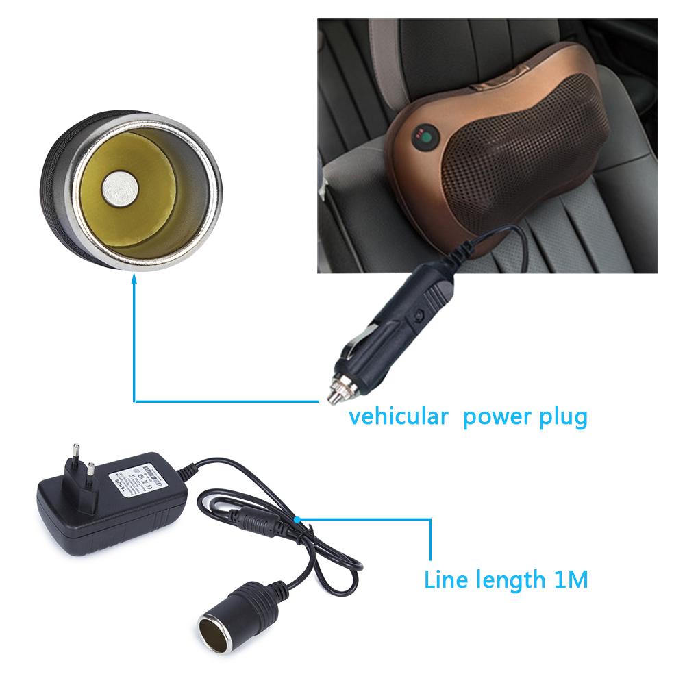 Изображение товара: 12 В 3 А 30 Вт мини 3 а зарядное устройство с европейской вилкой адаптер прикуривателя Зарядное устройство для автомобильного GPS электронного собаки массажер